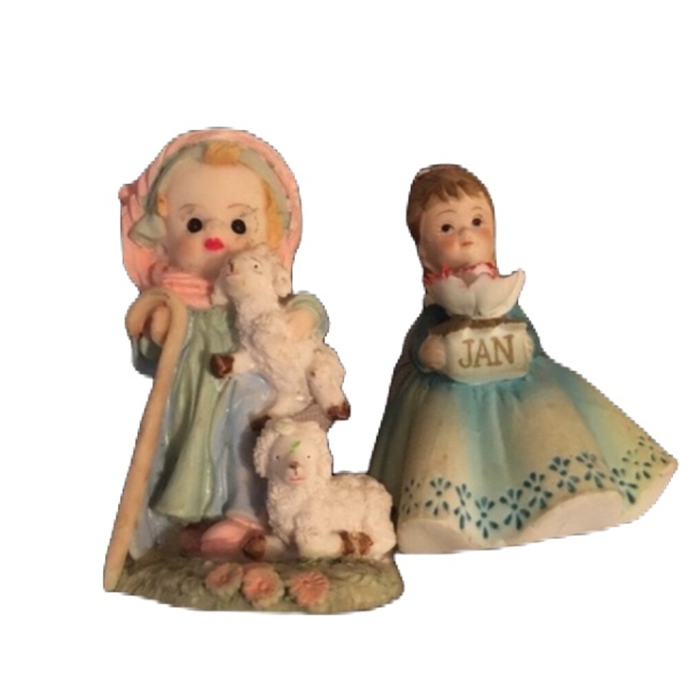 Two Vintage Collector Figurines Collectibles
